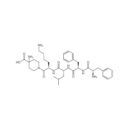 1-(D-fenylalanyl-D-fenylalanyl-D-leucyl-D-lysyl)-4-aminopiperidin-4-karboxylsyra