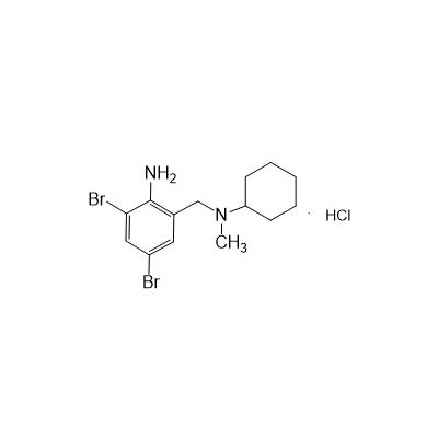 2-amino-3,5-dibrom-N-cyklohexyl-N-metylbensylaminhydroklorid